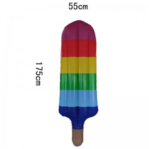 Aufblasbare Regenbogen Popsicle Pool Float / Pool Lounge