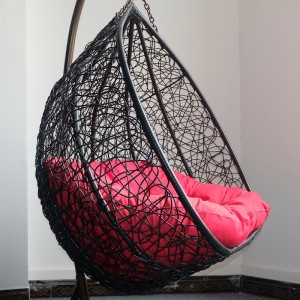 3-Sitzer Garden Swing Design aus Metall im Freien