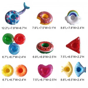 Verschiedene \u0026 beliebte aufblasbare Getränkehalter / Getränkeboot / Getränkehalter