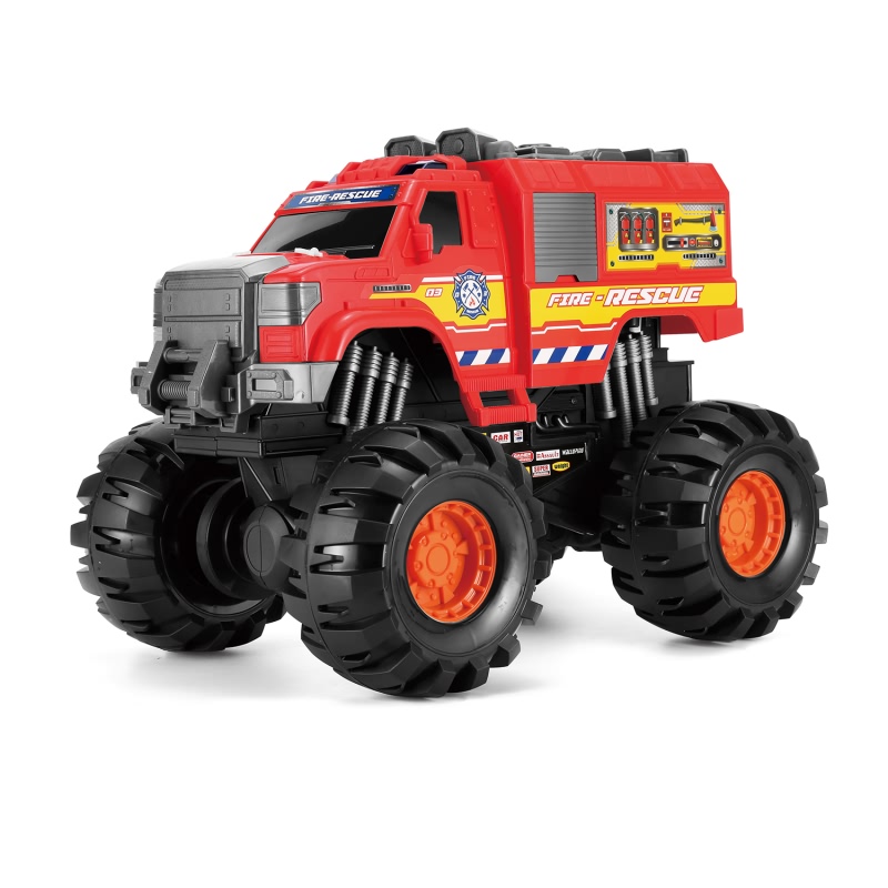 Feuerwehrauto - großes Fußmonster