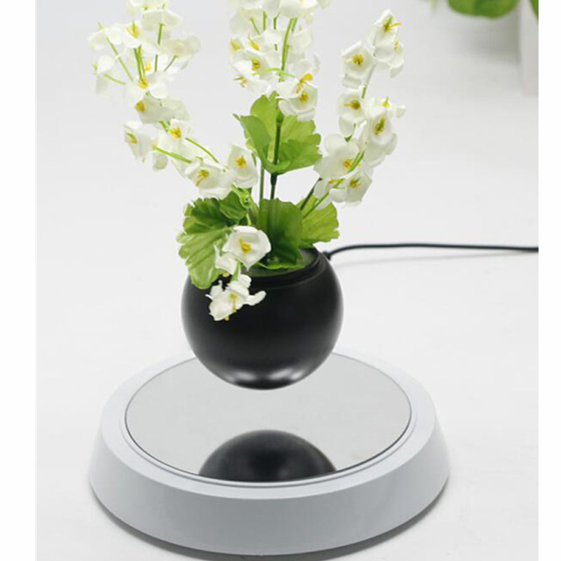 NEUES 360 drehendes schwebendes schwebendes schwebendes Luftteichpflanzgefäß Bonsai