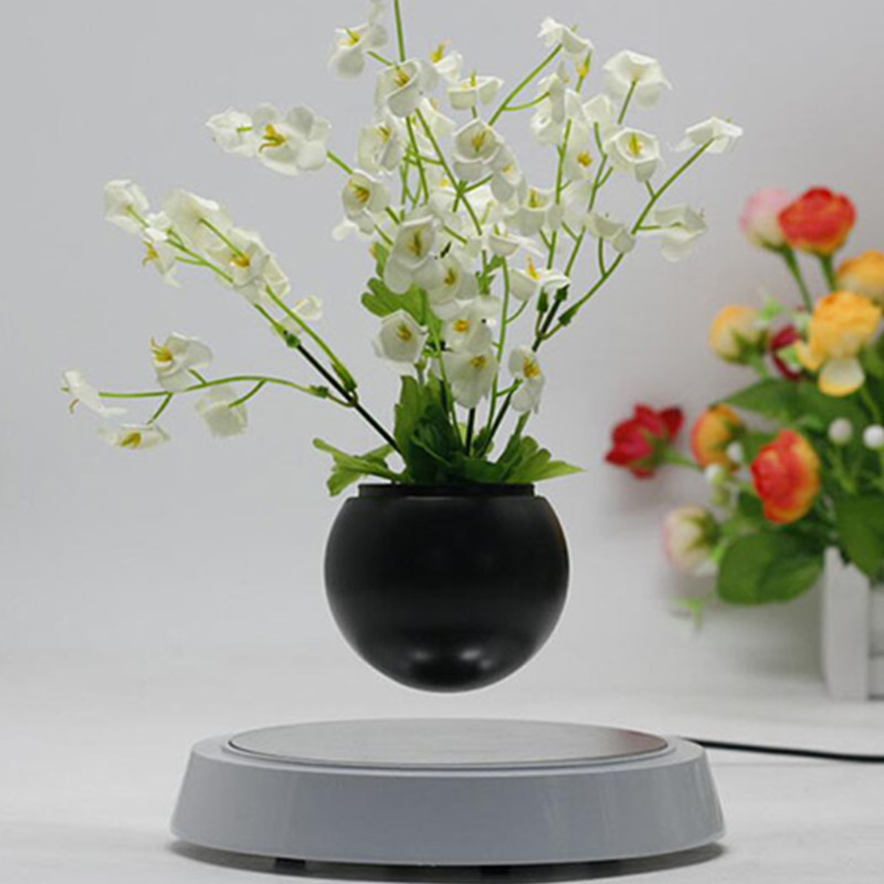 NEUES 360 drehendes schwebendes schwebendes schwebendes Luftteichpflanzgefäß Bonsai