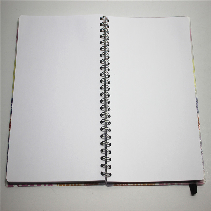 Ringbuch für Kunststoffabdeckung Notizbuch mit Gummiband