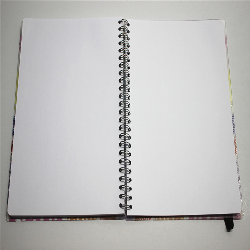 Ringbuch für Kunststoffabdeckung Notizbuch mit Gummiband