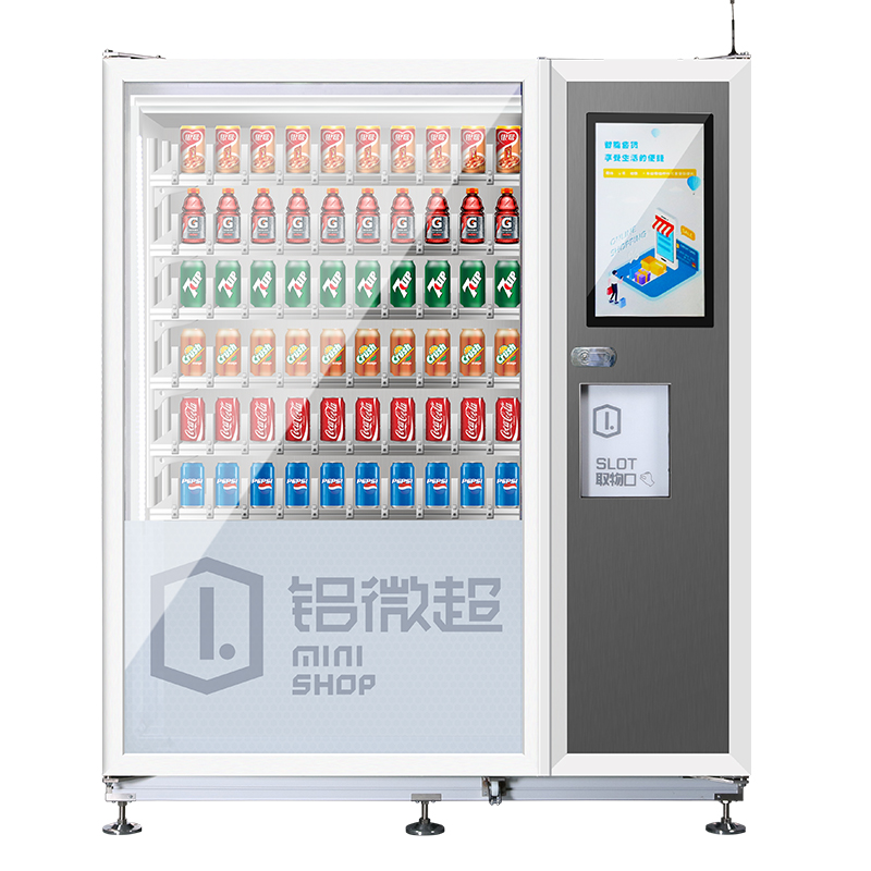 SWIFT Neues Modell Aluminium Convenience Store Automat für Selbstbedienungsautomaten mit LCD-Bildschirm
