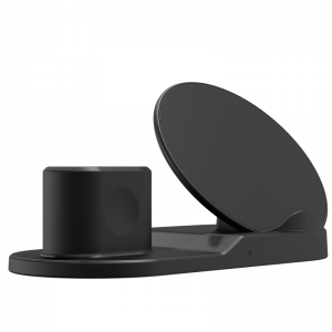 KPS-9302HC 3in1 Qi schnelle 10W Smartphone Uhr Kopfhörer Schreibtisch drahtloses Ladegerät