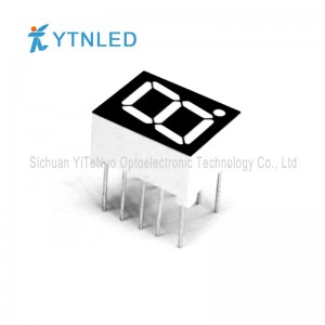 0,39 Zoll rot 1-stellige 7-Segment-LED-Anzeige, digitale Röhre