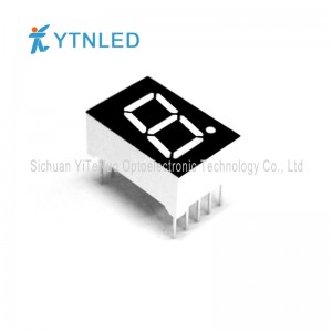 0,5 Zoll rote 1-stellige 7-Segment-LED-Anzeige, digitale Röhre