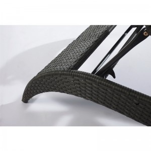 Gartenterrasse im Freien Rattan Pool Lounge Chairs