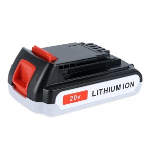 Li-Ion 2000mAh 20V Ersatzakkus für Black \u0026 Decker LB20, LBX20, LBX4020, LB2X4020 Werkzeuge