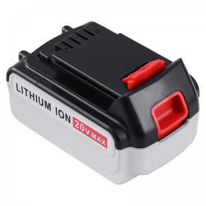 Li-Ion 20V 4000mAh Ersatzbatterien für Black \u0026 Decker LB20, LBX20, LBX4020, LB2X4020 Akku-Geräte