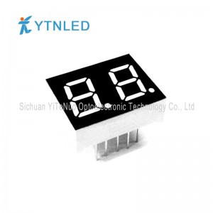 0,4 Zoll 2-stellige rote 7-Segment-LED-Anzeige, digitale Röhre