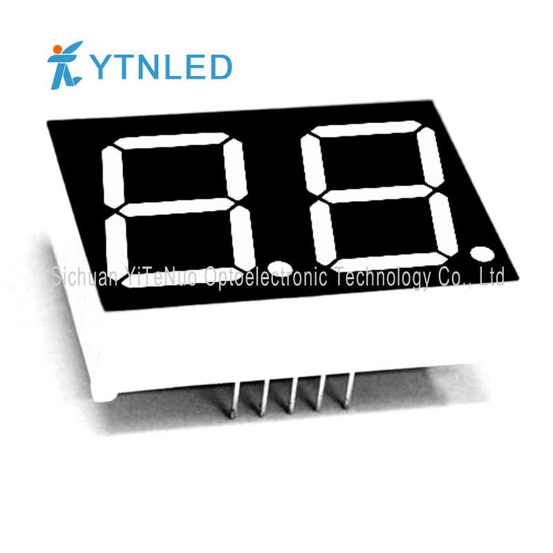 0,8 Zoll 2-stellige rote 7-Segment-LED-Anzeige, digitale Röhre