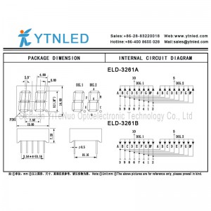 0,36 Zoll 2-stellige rote 7-Segment-LED-Anzeige, digitale Röhre