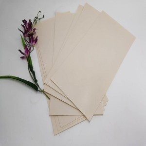 Hochwertige 0,5 mm Aprikosenfarbe starre PET-Kunststoff-Polyester-Folie für Möbel