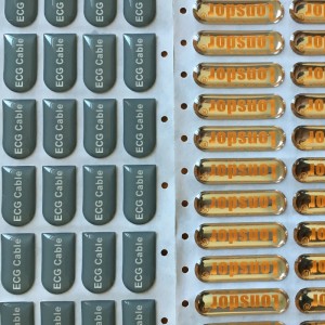 Kleine Epoxidhaubenaufkleber und unregelmäßige kleine Haubenaufkleber