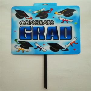 Absolventenwerbung für Kinderfeiertagsdekor und unterhaltsames Wesensmerkmal-Yard-Zeichen