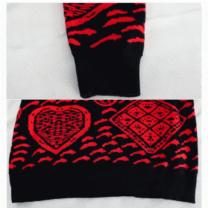 2019 gesponnener Baumwollpoker-Jacquard Auf Lager Pullover Kundenspezifisches Logo Gestrickte Pullover