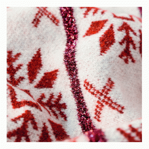 Neue Ankunfts-neue Loseblatt-Jacquard-Oberseiten gestrickte Strickjacke-Pullover für Damen