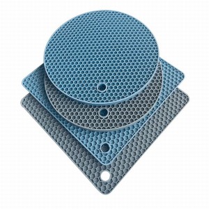 modische Streicheleinheiten Durable Silicone Drink Coasters Gummigetränkmatten