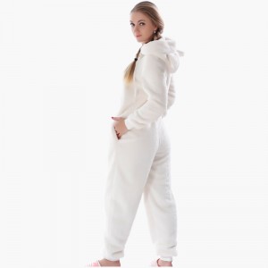 Frauen Erwachsene Onesie Pyjamas Mit Kapuze Mit Tierohren