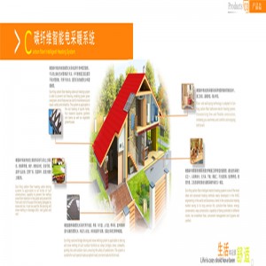 Kohlefaser-Fußbodenheizung