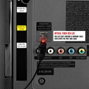 TosLink-Kabel - Digitales optisches Audiokabel - SPDIF Dolby Digital DTS-Surround-Sound-Balkenkabel - Optisches TosLink-Kabel für das Heimkino