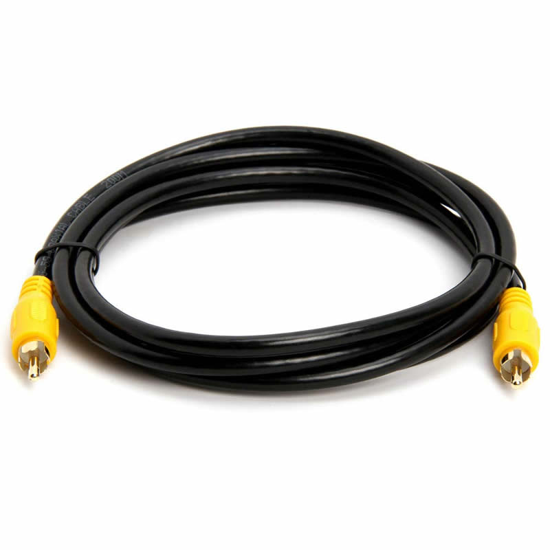 RCA-Subwooferkabel (1 RCA-Stecker auf 1 RCA-Stecker, Composite-Audio- / Videokabel) S / PDIF-Koaxialkabel, digitales Audiokabel für AV-Receiver, HiFi-Systeme