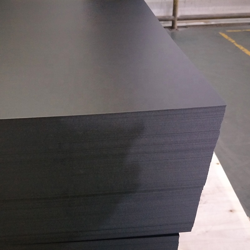 Hochwertige umweltfreundliche 800 Mikron schwarze PETG-Kunststoffplatte für Möbelplatten