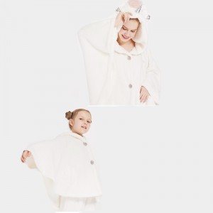 Familien-passende Outfits Kuschelige Fleece-Strickjacke