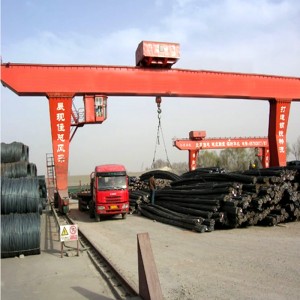 L-förmige Beine Einarmiger Portalkran mit Winde