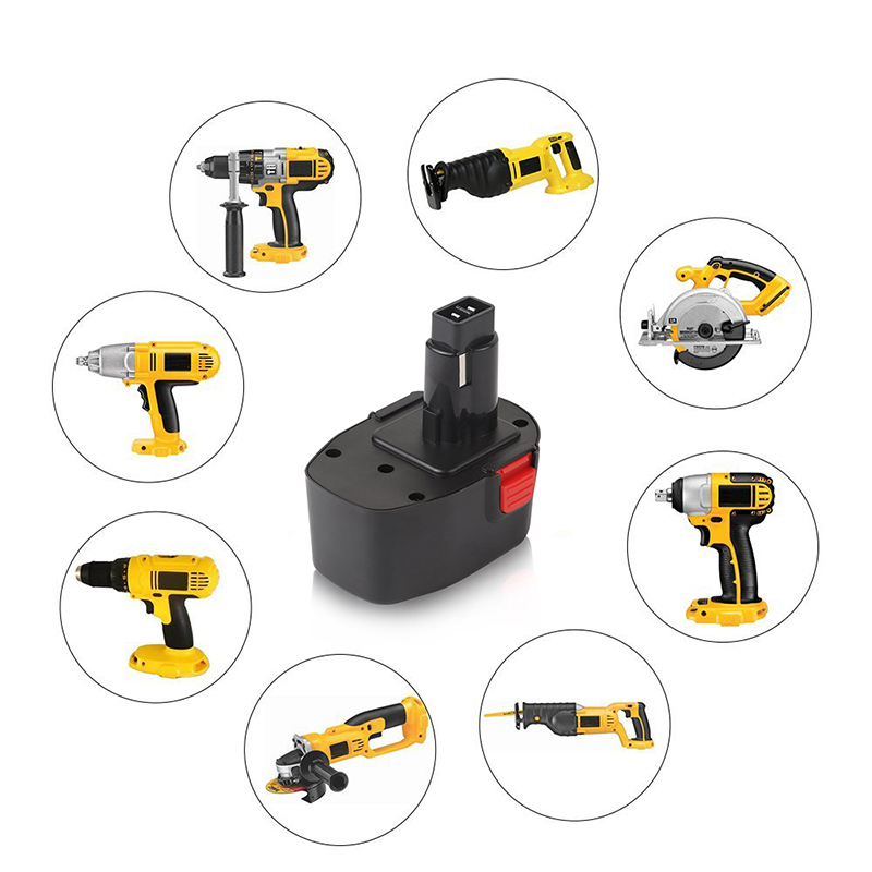 Ni-Mh 3000mAh 14.4V Ersatzbatterien Akku-Bohrmaschine für Dewalt DE9087, DE9092, DE9094