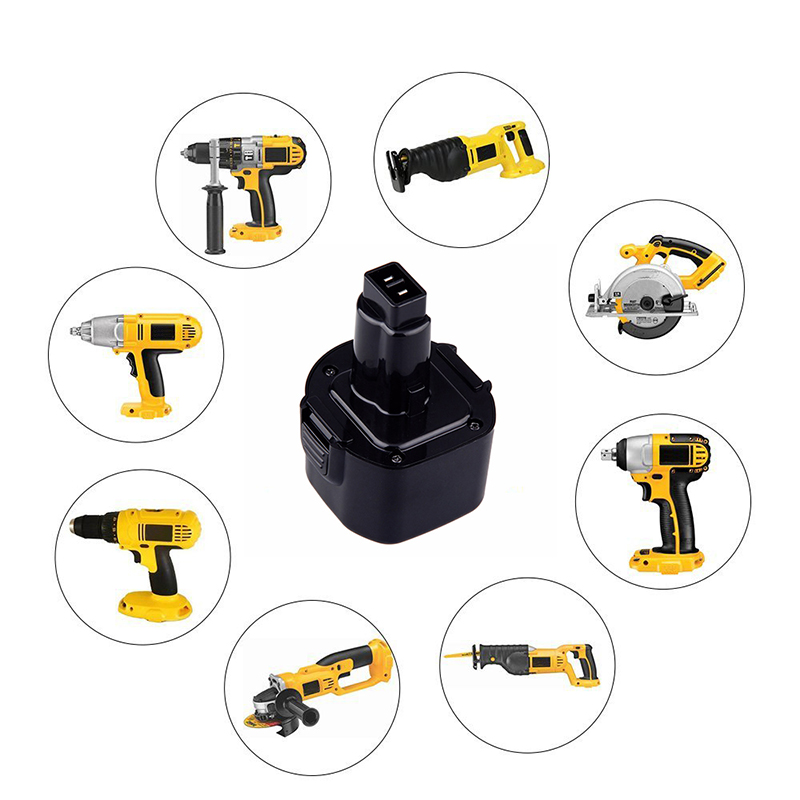Ni-Cd 9.6V 1500mAh Akkuzellen für Dewalt DE9061, DE9062, DW9061