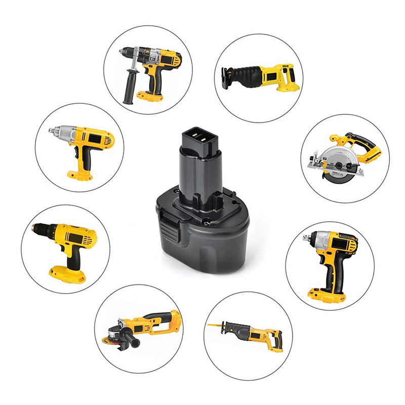 Ni-Mh 7.2V 3000mA Akku für schnurloses Elektrowerkzeug für Dewalt DE9057, DE9085, DW9057