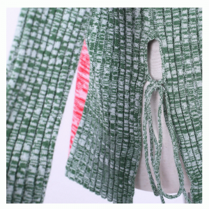 100% Baumwolle Pullover Tripled Colors Long Body Sweater 2018 Frauen Pullover