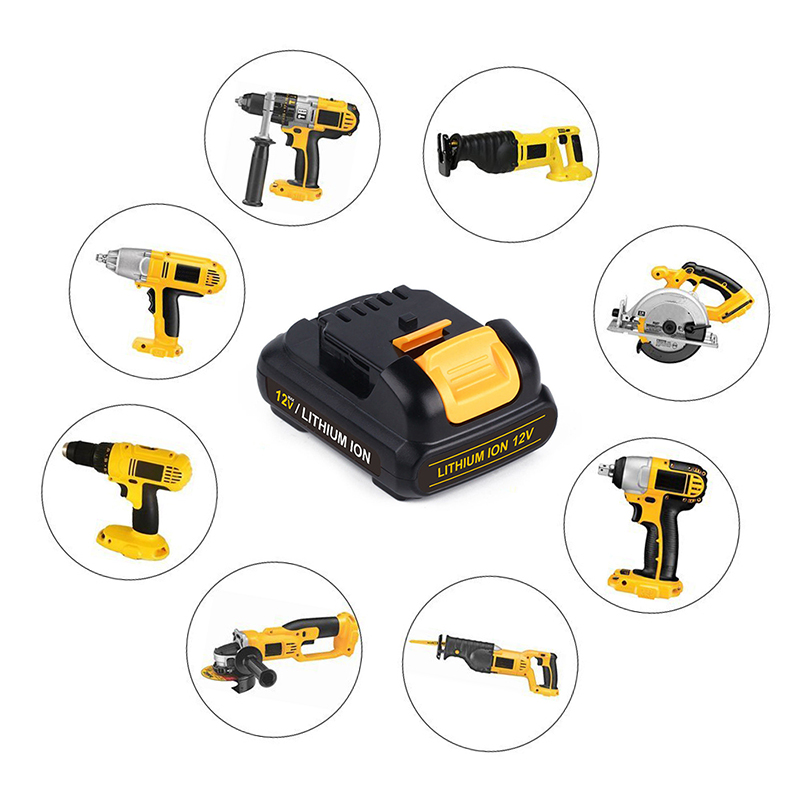 Li-Ion 1500mAh 12V Akku für Dewalt DCB120, DCB121