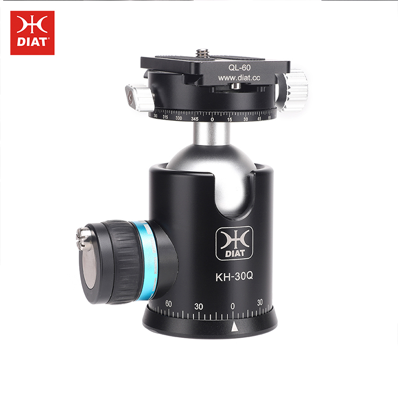 DIAT CM324A KH30Q professionelles Kamerastativ aus reiner Kohlefaser mit abnehmbarem, flexiblem Einbeinstativ