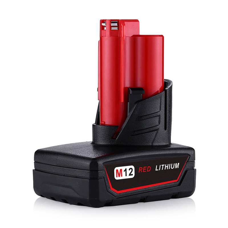 Lithium 12V 4000mAh Ersatzzellen für Milwaukee 48-11-2411 M12 Elektrowerkzeugbatterien