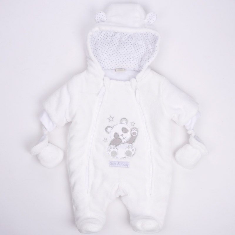 Baby mit Kapuze Stickerei Klettern Kleidung