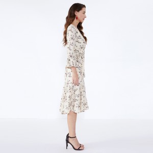 Blumendamen-Büro-Abnutzungs-Kleiderfrauen beiläufiges Abschlussball-Kleid JCGJ190315070