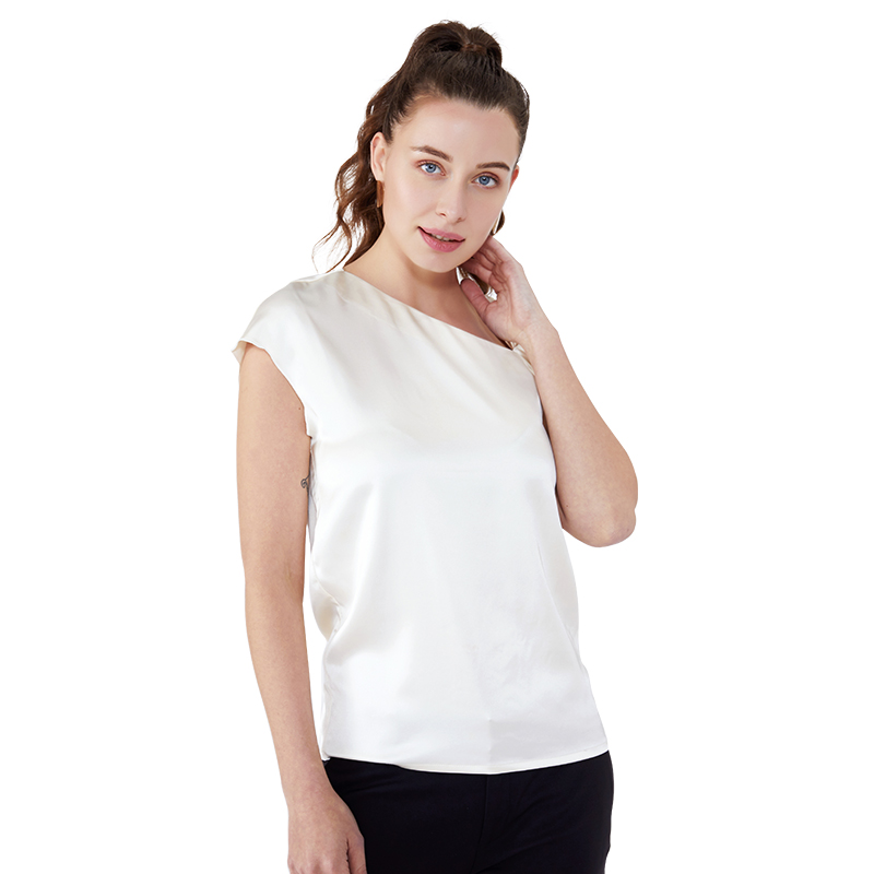 Kurzarm Basic Sommer Frühling Neues Design Normale Weiße Bluse Frauen