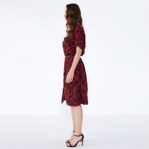 Prairie Chic Red Striped Club Damen Kleidung 2019 Kleider Damen Party