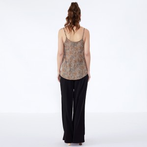 Neueste design lose streetwear damen hose schwarzer mantel hose jsdj2516