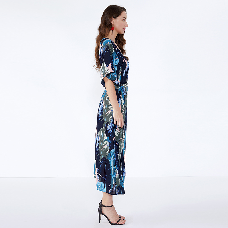 Afrikanisches design elegante frauen dame mode chiffon kleid casual kleider sommer jsdj2558