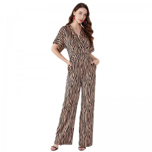 Party Nordic Way Adult Hochwertiger Tiger Stripe Jumpsuit JCGJ190315073