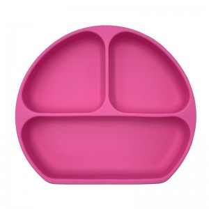 Heißes Produkt Rutschfeste Saugnapf-Silikonbabyplatten Baby-Tabellen-Tischset
