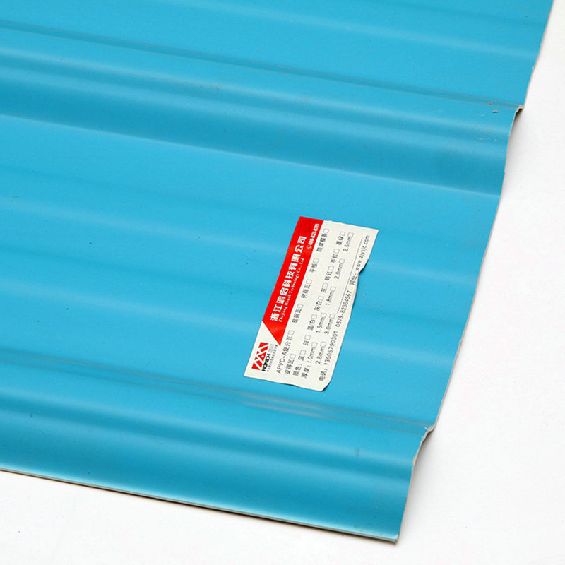 T1130 Blau ASA PVC UPVC Dachziegel Trapezgewelltes Kunststoffdachblatt