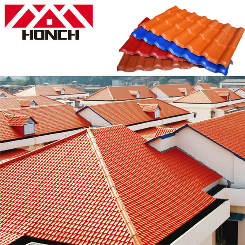 Royal1050 New ASA Kunstharz Dachziegel Dachblech Fabrik verkaufen