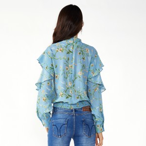 Frauen Plus Size Boho Neueste Chiffontops und Blusen