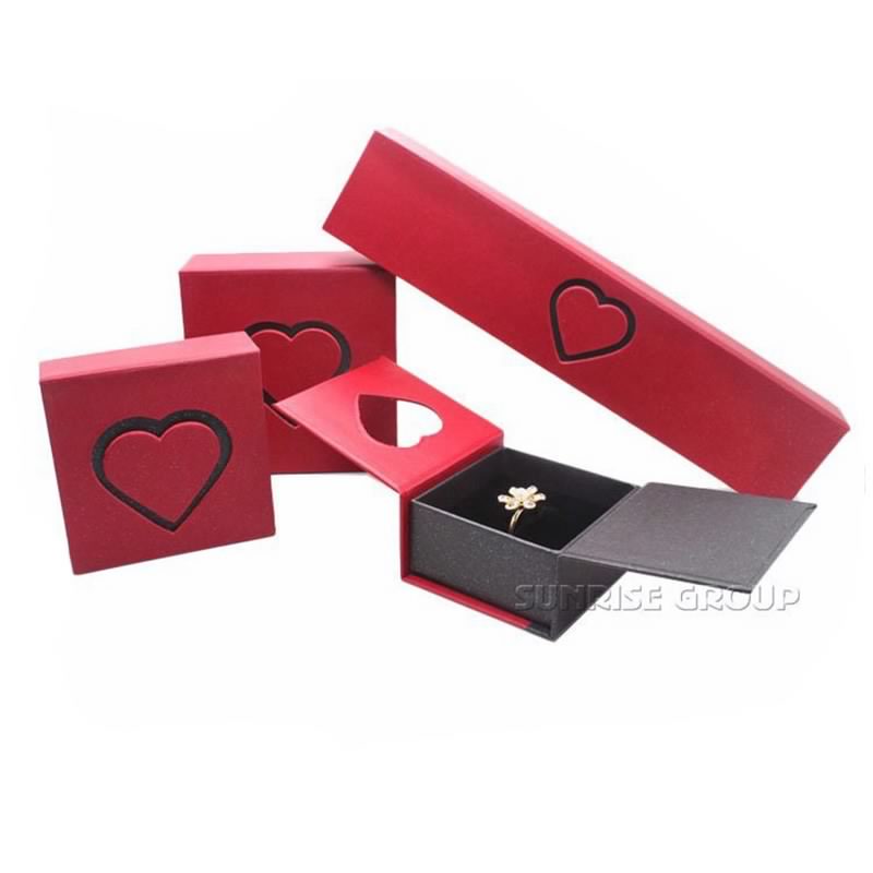 Magnetverschluss Schmuck Ring Halskette Geschenkpapier Box